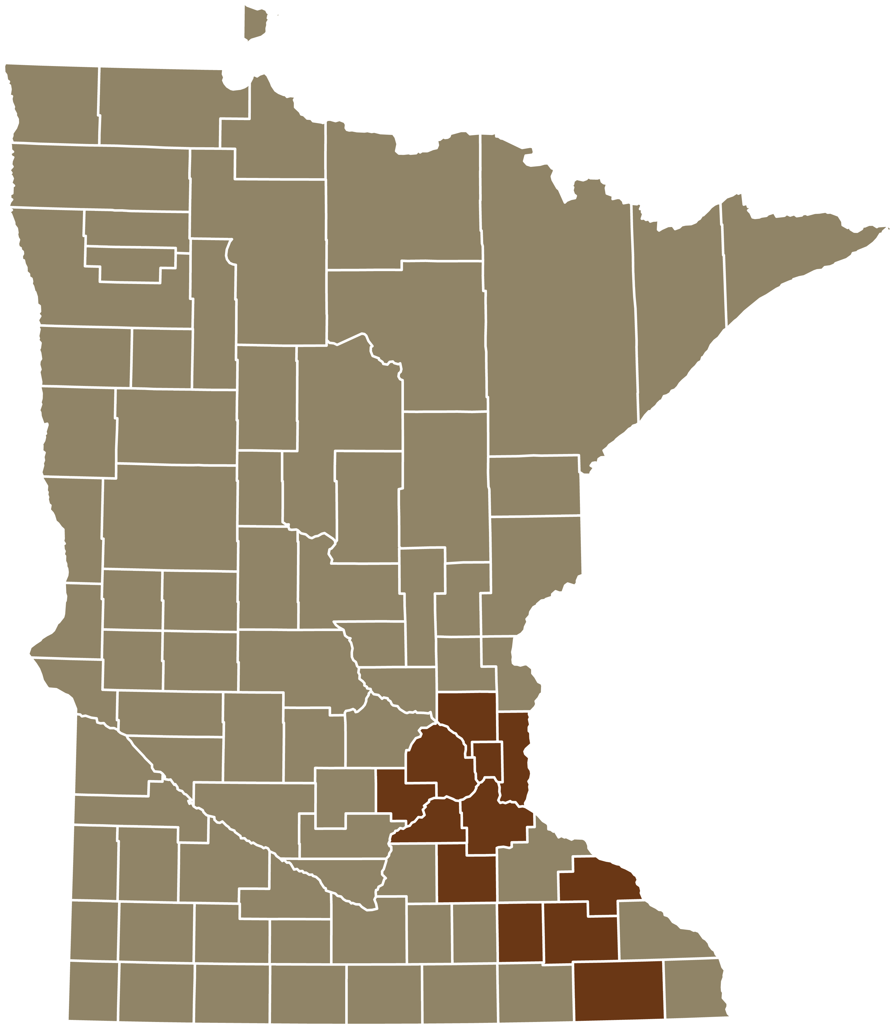 Minnesota Counties Minnesota Counties